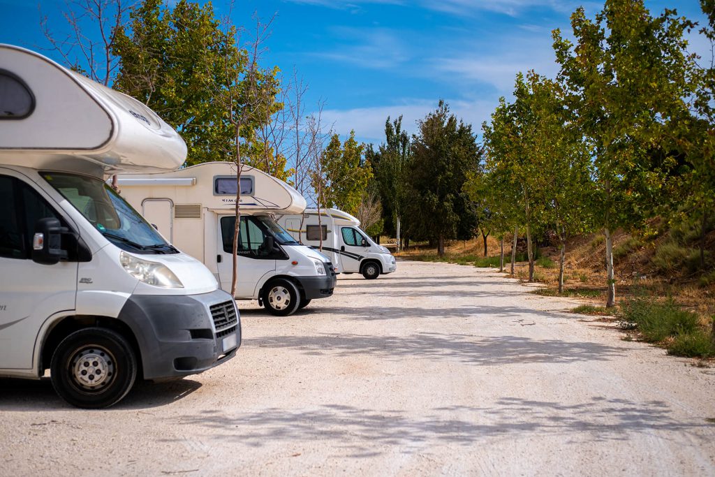 promoció d'àrees d'autocaravanes