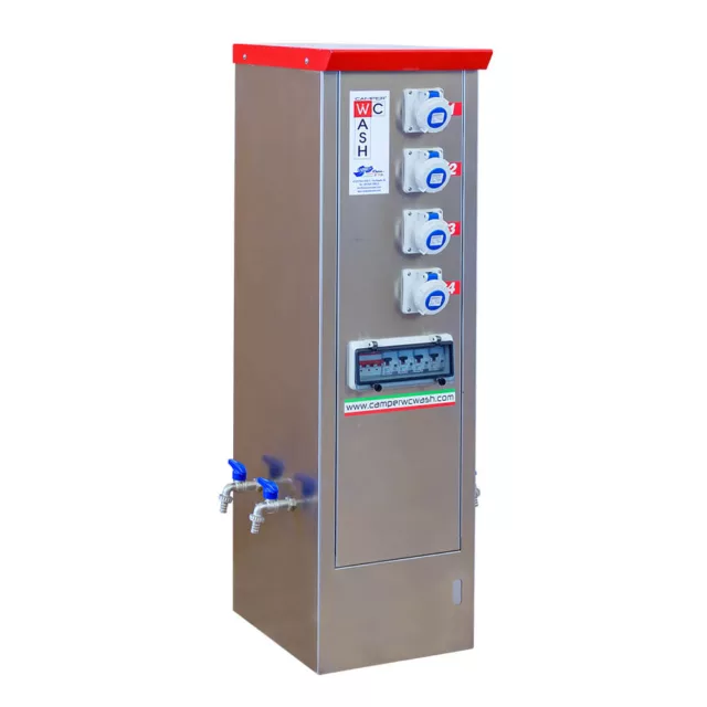 columna d'electricitat E-510 per a àrees d'autocaravanes